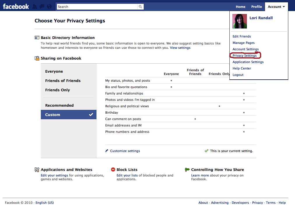 how to solve facebook privacy issues