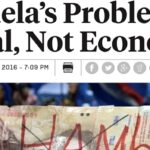 Venezuela’s Problems Are Political, Not Economic