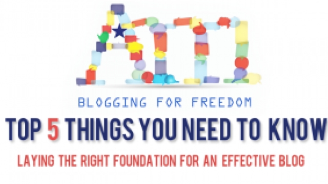 Blogging for Freedom: Top 5 Things You Need to Know