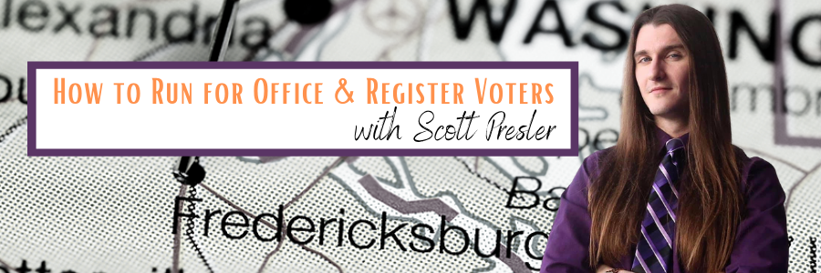 purple orange text How to Run for Office & Register Voters (1)